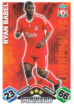 Ryan Babel Liverpool 2009/10 Topps Match Attax #194